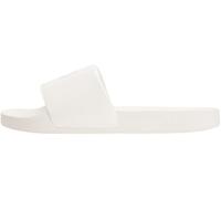 Tommy Jeans Women's Flag Pool Slide Patent En0En02901, White (Ivory), 7.5 UK