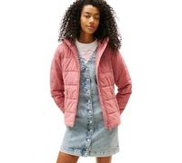 Tommy Jeans Women's Hooded Puffer Jacket with Zip, Pink (Tahiti Berry), XXS