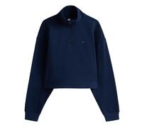 Tommy Jeans Womens/Ladies Fleece Quarter Zip Boxy Crop Sweat GT17769