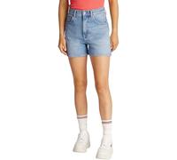 Tommy Jeans Womens Mom Bi0112 Dw0dw20091 5 Pocket Shorts, Denim (Denim Light), 27W UK