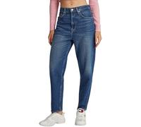 Tommy Jeans Women's Mom Jean Uh Tpr Ch0152 Co Dw0dw19244 Tapered, Denim (Denim Dark), 26W / 30L