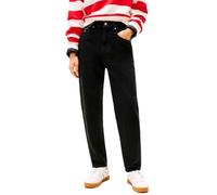 Tommy Jeans Ai4185 Mom Tapered Fit High Waist Jeans Black 26 / 30 Women