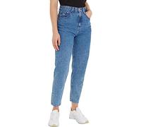 Tommy Jeans Women's Mom Jean Uhr Tprd Nos 6011 Dw0dw14707 Pants, Denim Light, 33W / 30L