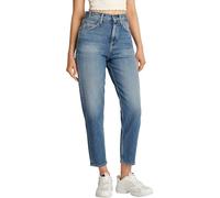 Tommy Jeans Womens Mom Uh TPR Tab Bi0134 Dw0dw20578 Tapered, Denim (Denim Medium), 29W / 32L UK
