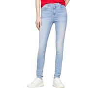 Tommy Jeans Womens Nora Md Skn Ch0214 Co Dw0dw19256 Skinny, Denim Light, 24W / 28L UK