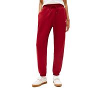 Tommy Jeans Women's Relaxed Script Logo Jogger Sweatpants, with Drawstring Ties, Regatta Red, Large