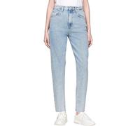 Tommy Jeans Women's Tapered Fit Mom Jeans, Blue (Denim Light), 32W/30L