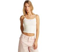 Tommy Jeans Womens Tjw 2pack Essential Strap Dw0dw18148 Other Knit Tops, Multi (Ecru/Precious Pink), XS UK