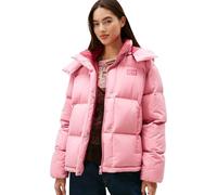 Tommy Jeans Women's Tjw Alaska Grid Down Jacket Ext Dw0Dw21623 Puffer, Pink (Mystic Pink), XL
