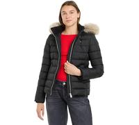 Tommy Jeans Women's TJW BASIC HOODED DOWN JACKET EXT DW0DW18312, Black (Black), 5XL