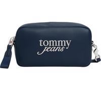 Tommy Jeans Women's Tjw Bold Script Camera Bag Aw0aw17897 Shoulder, Blue (Dark Night Navy), One Size