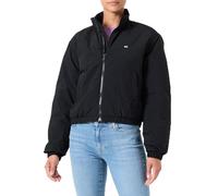 Tommy Jeans Women's Tjw Essential Padded Jacket Dw0dw19688 Bomber Jacket, Black (Black), M