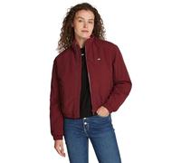 Tommy Jeans Women's Tjw Essential Padded Jacket Dw0dw19688 Bomber Jacket, Purple (Deep Rouge), L