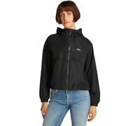 Tommy Jeans Women's TJW ESSENTIAL WINDBREAKER EXT DW0DW20672 Windbreaker Jacket, Black (Black), L