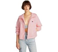 Tommy Jeans Women's TJW ESSENTIAL WINDBREAKER EXT DW0DW20672 Windbreaker Jacket, Pink (Precious Pink), XL_Plus