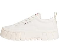 Tommy Jeans Women's Tjw Flatform Chunky Sneaker EN0EN03036 Low Top, White (Ivory), 6 UK