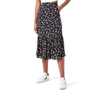 Tommy Jeans Women's TJW Floral Ruffle MIDI Skirt EXT, Spring Floral, XXL