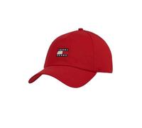 Tommy Jeans Women's Tjw Heritage Core 5 Panel Cap Aw0Aw16991, White (Red Hot), OS