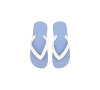 Tommy Jeans Women's TJW Logo FLIP Flop EN0EN02447, Blue (Moderate Blue), 4 UK
