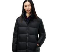 Tommy Jeans Women's Tjw Maxi Pckbl Hood Ess Puffer Dw0Dw21614 Coat, Black (Black), L