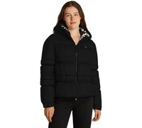 Tommy Jeans Womens Tjw Quilt Rouch Tape Dw0dw20389 Puffer Jacket, Black (Black), XXS UK