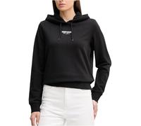 Tommy Jeans Women's Tjw Reg Ess Logo 2 Hoodie Ext Dw0Dw20943 Pullover, Black (Black), XL