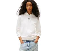 Tommy Jeans Women's Tjw Reg Ess Logo 2 Hoodie Ext Dw0Dw20943 Pullover, White (Ecru), M