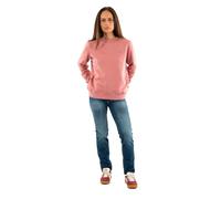 Tommy Jeans Womens Tjw Reg Flag Crew Dw0dw19959 Pullover Sweatshirt, Pink (Tahiti Berry), XXS UK
