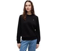 Tommy Jeans Women's Tjw Reg S Flag Crew Dw0dw19959bds002 Pullover Sweatshirt, Black (Black), XS