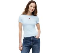 Tommy Jeans Women's Tjw Slim Badge Rib Tee Dw0dw17881 S/S T-Shirt (Pack of 1)