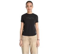 TOMMY JEANS Womens Tjw Slim Tonal Linear Tee Ext Dw0dw20315 S/S T-Shirt, Black (Black), 3XL Plus UK