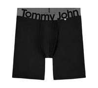 Tommy John Men’s Underwear - 360 Sport Boxer Briefs with Contour Pouch and Longer 8" Inseam - Moisture Wicking Underwear, Black, M