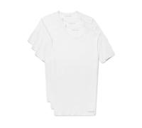 Tommy John Men's Essential Cool Cotton Crew Neck Undershirt - Stay-Tucked Fit, White, Medium
