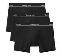 Tommy John Men's Essential Luxe Viscose Derived from Bamboo 4" Trunk Underwear, Black, XXL