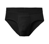 Tommy John Men's Second Skin Briefs, Lightweight No Ride-Up Comfortable, Breathable, Soft Moisture Wicking Tagless Briefs, Black, M