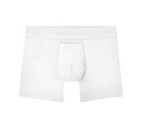 Tommy John Men's Trunk 4” Underwear, Second Skin Boxers with Supportive Contour Pouch, Soft, Breathable Stretch Fabric Boxers, White, M