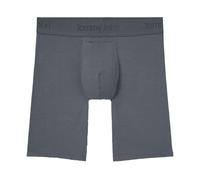 Tommy John Second Skin Boxer Briefs for Men 8", Modal Stretch Fabric, Men's Underwear with Quick Draw Fly and Contour Pouch, Turbulence, M