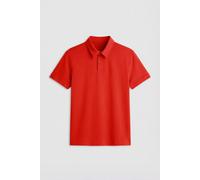 Tommy Life Men's Cotton Elastane Polo T-Shirt in Red | Size: 2XL Tommy Life Red 2XL