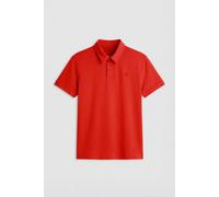 Tommy Life Men's Cotton Elastane Polo T-Shirt in Red | Size: Medium Tommy Life Red M