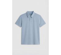 Tommy Life Mens Cotton Elastane Polo T-Shirt - Light Blue - Size X-Large
