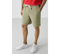 Tommy Life Men's Cotton-polyester Sweat Shorts in Khaki | Size: Small Tommy Life Khaki S