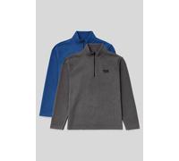 Tommy Life Men's Half-Zip Plush Sweatshirt in Charcoal | Size: 2XL Tommy Life Charcoal 2XL