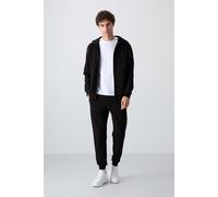 Tommy Life Mens Hooded Sweatshirt And Pants Set - Black - Size X-Large