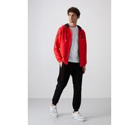 Tommy Life Mens Hooded Sweatshirt And Pants Set - Cherry - Size X-Large