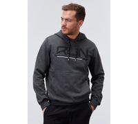 Tommy Life Mens Logo Printed Hooded Sweatshirt - Charcoal - Size Small