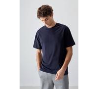 Tommy Life Men's Oversized Crew Neck T-Shirt in Navy | Size: 2XL Tommy Life Navy 2XL