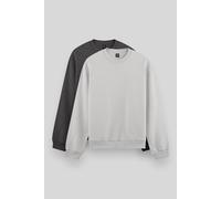 Tommy Life Men's Plain Crew Neck Sweatshirt in Grey | Size: XL Tommy Life Grey XL