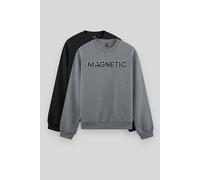 Tommy Life Men's Printed Crew Neck Sweatshirt in Grey | Size: 2XL Tommy Life Grey 2XL