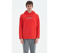 Tommy Life Men's Printed Logo Hoodie in Red | Size: Small Tommy Life Red S