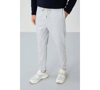 Tommy Life Men's Textured Tapered Sweatpants in Light Grey | Size: Large Tommy Life Light Grey L